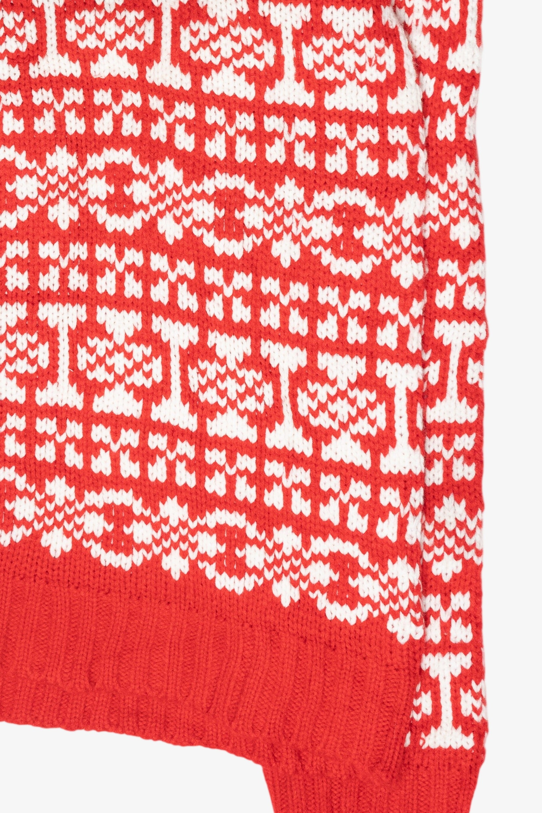 Reindeer Fair Isle Ugly Christmas Sweater (2010s)