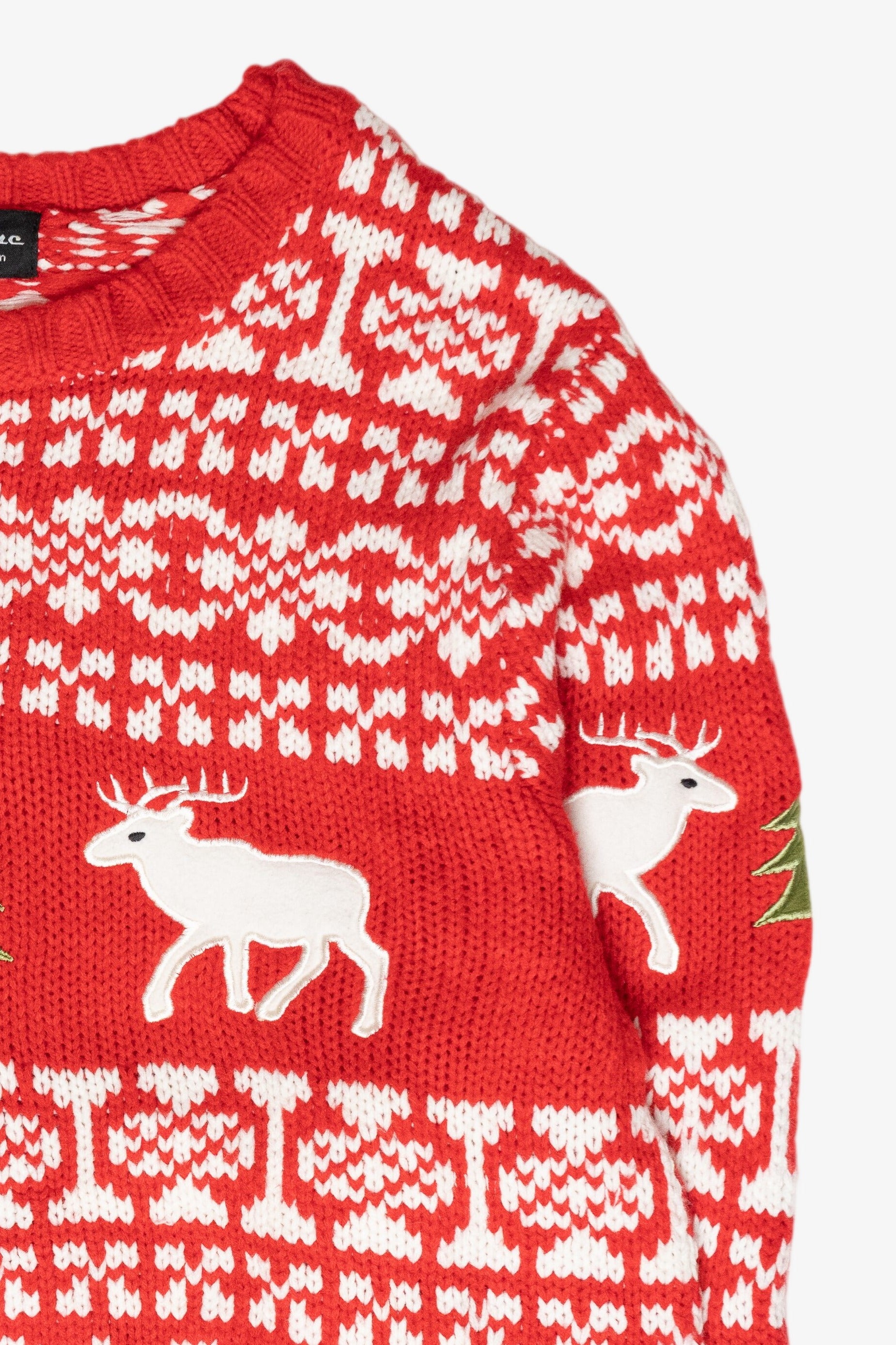 Reindeer Fair Isle Ugly Christmas Sweater (2010s)