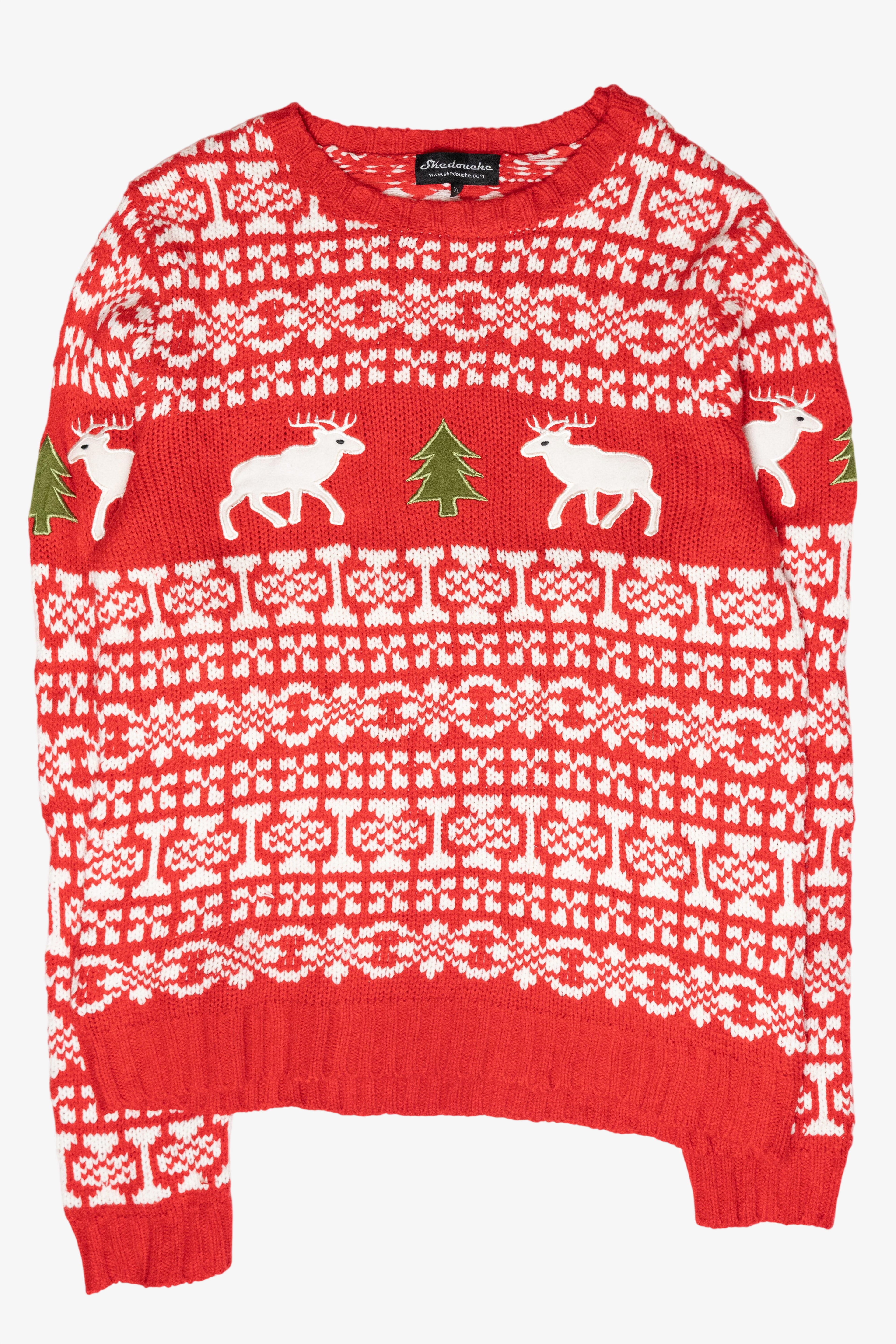Reindeer Fair Isle Ugly Christmas Sweater (2010s)