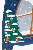 Cozy Window Vintage Ugly Christmas Sweater (2000s)