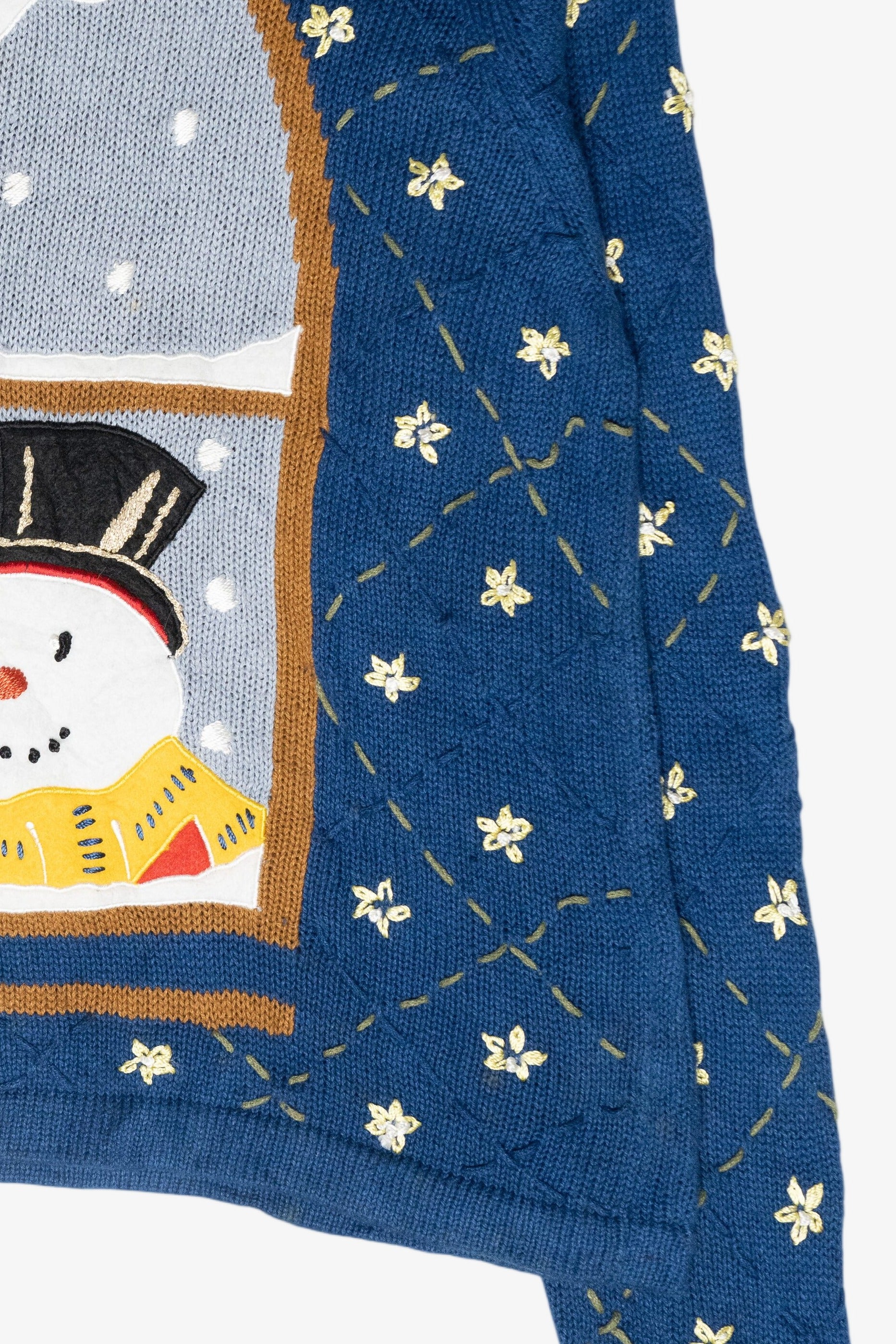 Cozy Window Vintage Ugly Christmas Sweater (2000s)