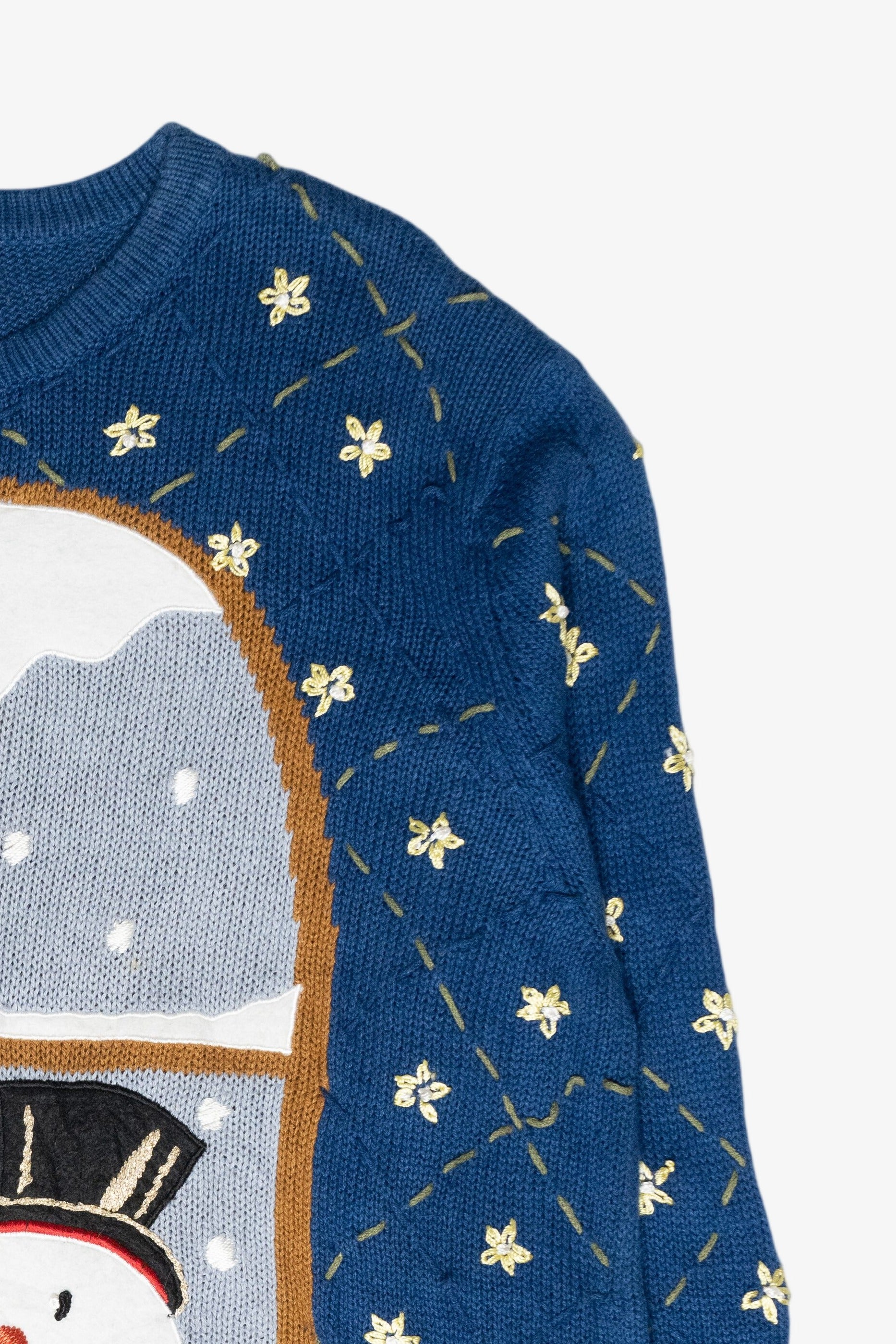 Cozy Window Vintage Ugly Christmas Sweater (2000s)
