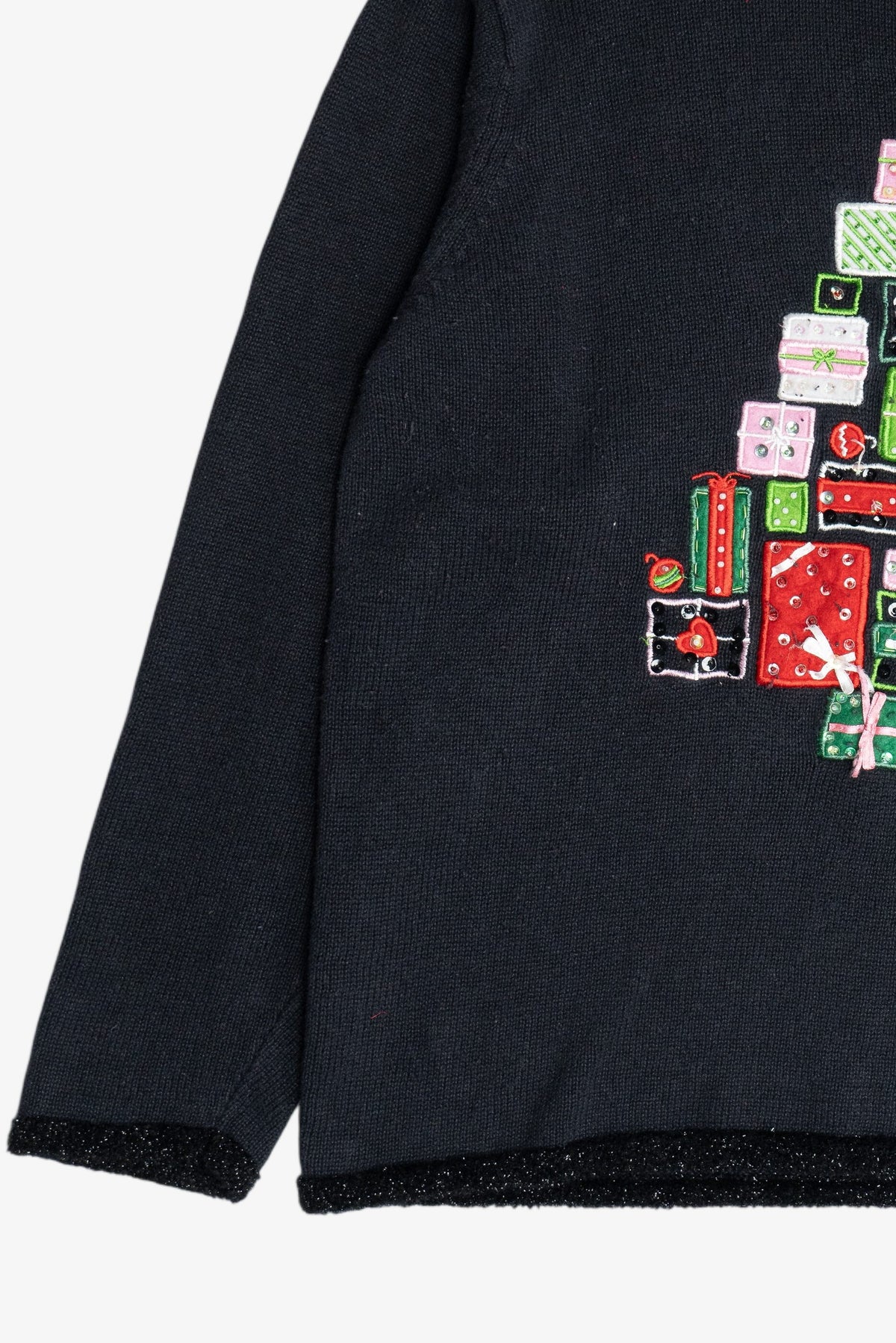 Vintage Presents Pile Ugly Christmas Sweater (1990s)