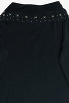 Vintage Beaded & Sequin Flowers Ugly Christmas Pullover (1990s)
