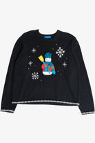 Vintage Snowman Ugly Christmas Sweater (1990s)