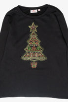 Sparkle Tree Recycled Ugly Christmas Sweater (2010s)