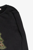 Sparkle Tree Recycled Ugly Christmas Sweater (2010s)