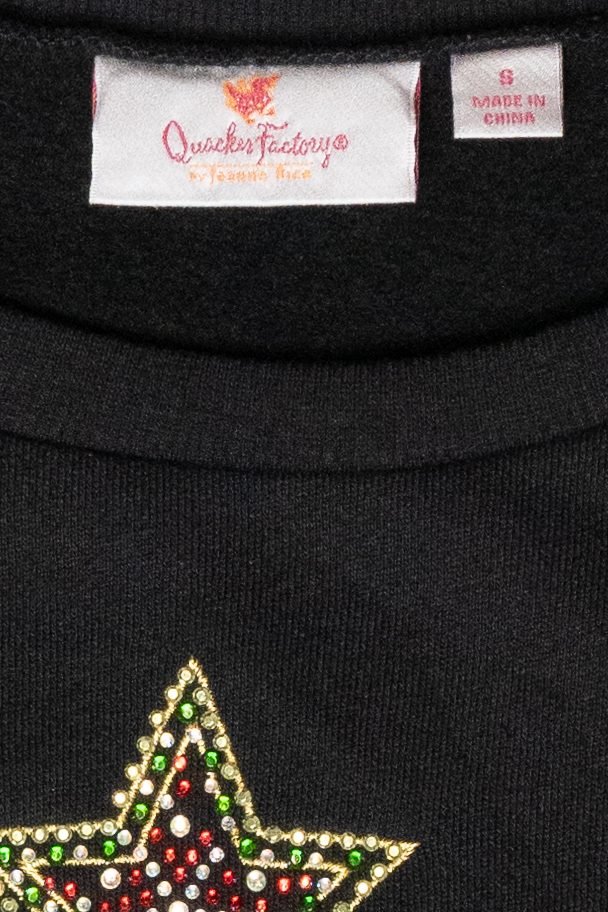 Sparkle Tree Recycled Ugly Christmas Sweater (2010s)