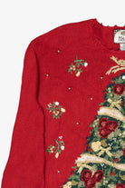 Vintage Tiara International Holiday Tree Ugly Christmas Sweater (1990s)