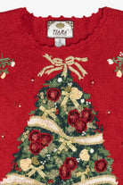 Vintage Tiara International Holiday Tree Ugly Christmas Sweater (1990s)