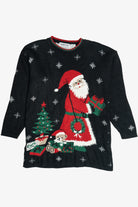 Vintage Santa Ugly Christmas Sweater (1980s)