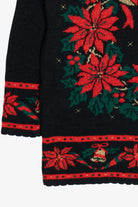 Vintage Holiday Wreath Ugly Christmas Sweater (1980s)