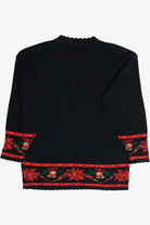 Vintage Holiday Wreath Ugly Christmas Sweater (1980s)