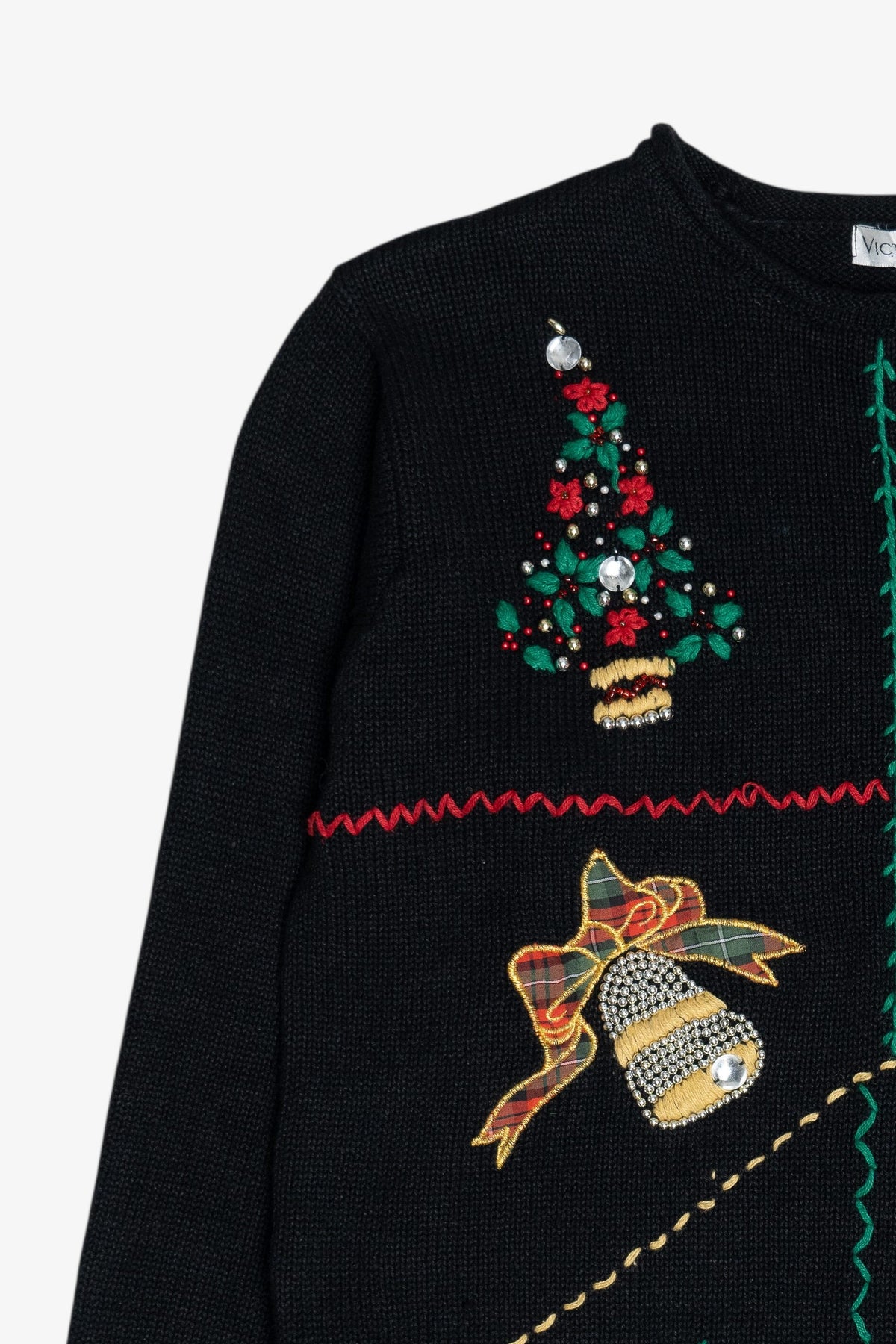 Vintage Victoria Jones Ugly Christmas Sweater (1980s)