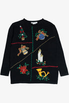 Vintage Victoria Jones Ugly Christmas Sweater (1980s)