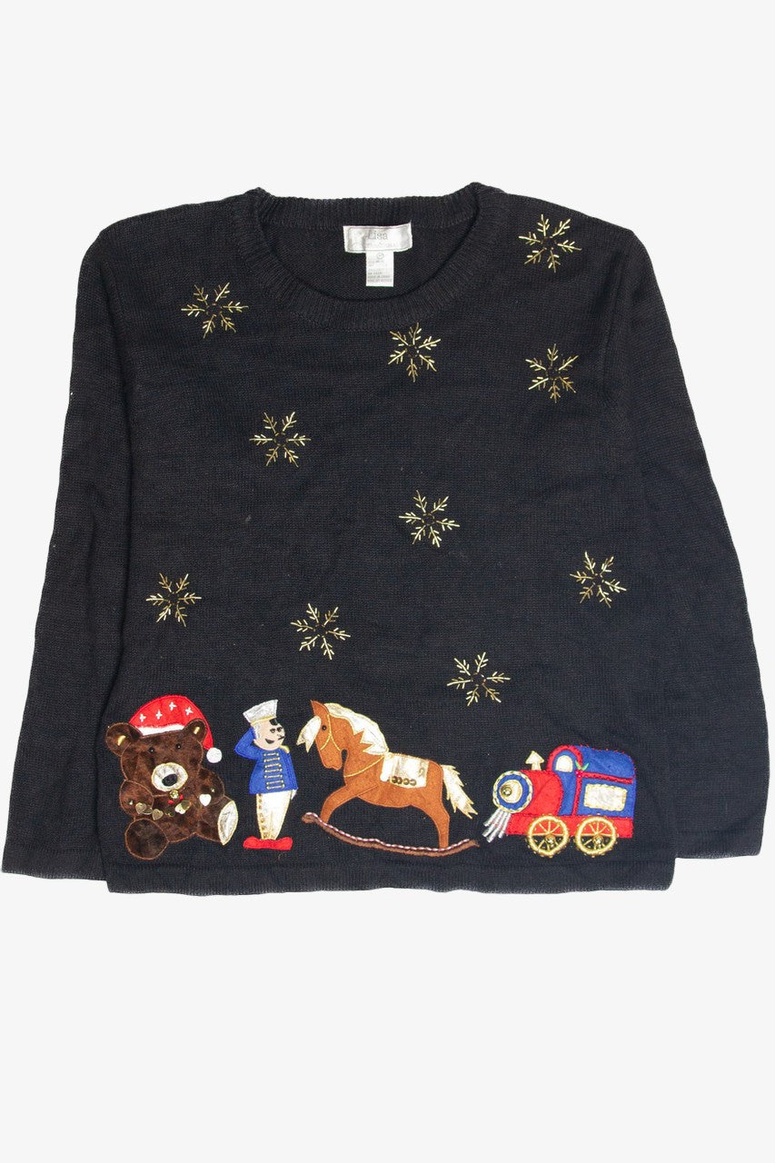 Vintage Black Ugly Christmas Pullover 63395