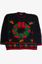Vintage Black Ugly Christmas Sweater 59591