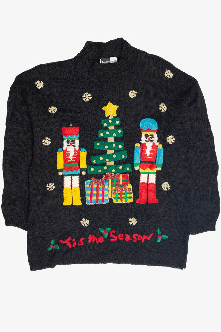 Vintage Black Ugly Christmas Pullover 63417