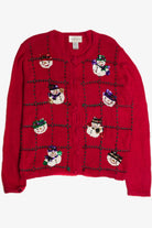 Vintage Red Ugly Christmas Cardigan 62775