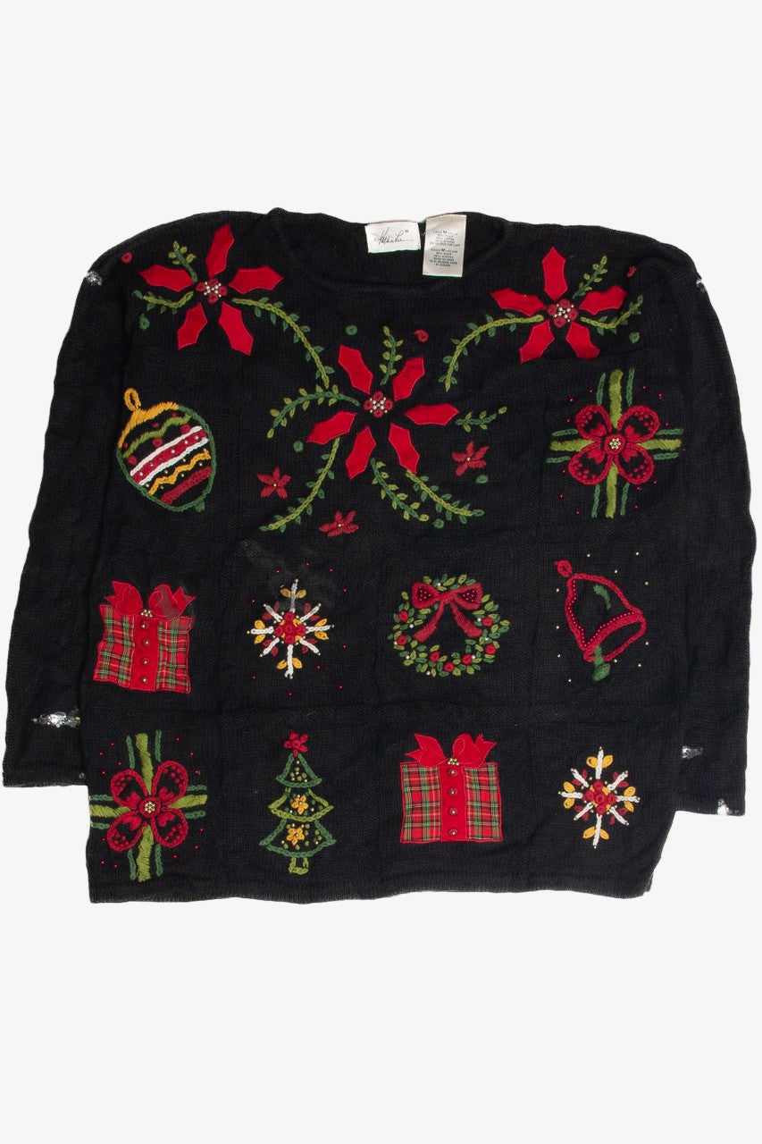Vintage Black Ugly Christmas Sweater 59871
