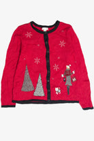 Vintage Red Ugly Christmas Cardigan 63411