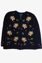 Vintage Black Ugly Christmas Cardigan 62773