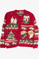 Vintage Red Ugly Christmas Cardigan 59806