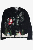 Vintage Black Ugly Christmas Cardigan 60926