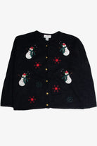Vintage Black Ugly Christmas Cardigan 62661