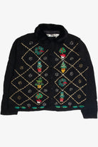 Vintage Black Ugly Christmas Cardigan 60940