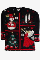 Vintage Black Ugly Christmas Sweater 62763