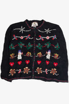 Vintage Black Ugly Christmas Cardigan 59770