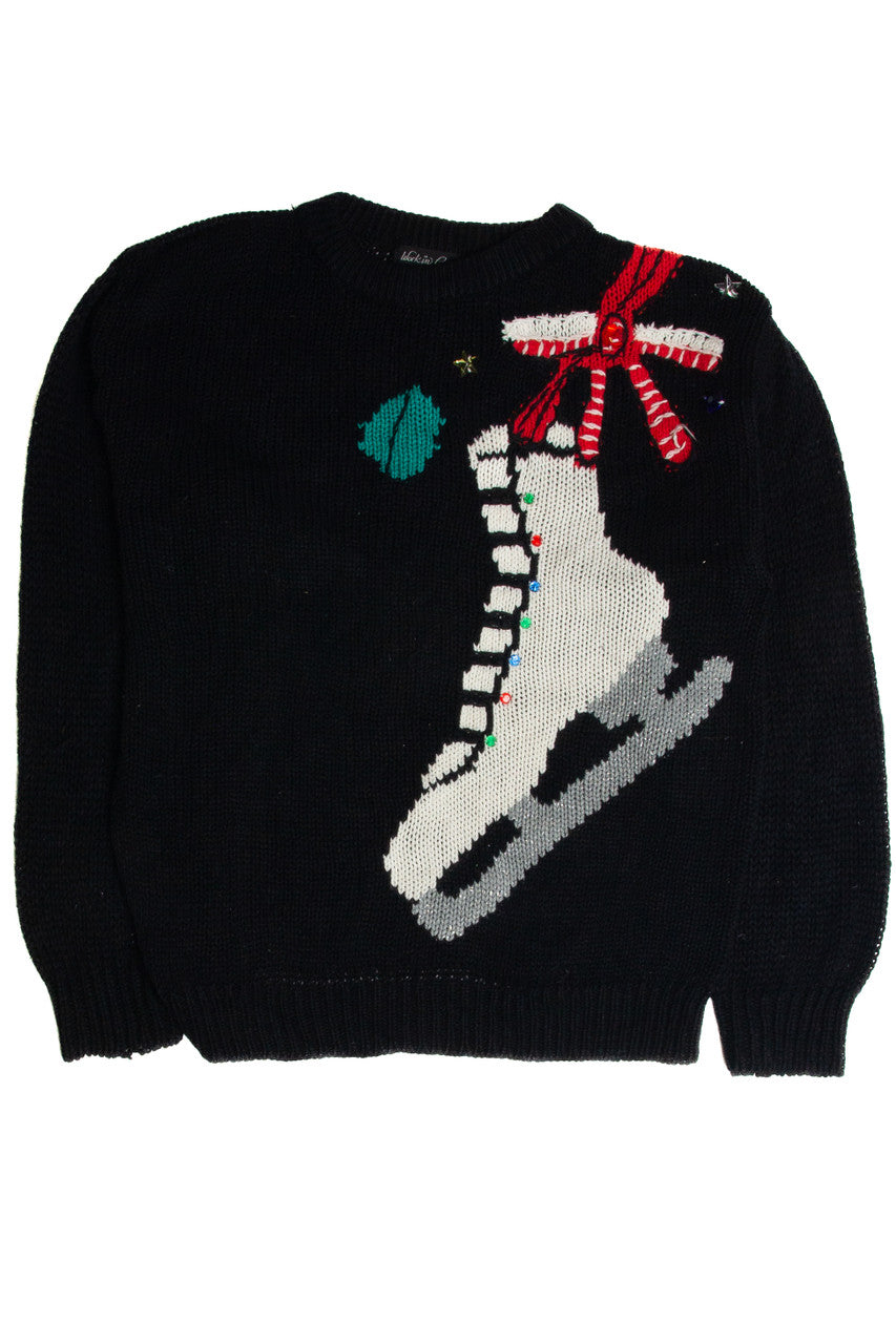 Vintage Black Ugly Christmas Sweater 62852