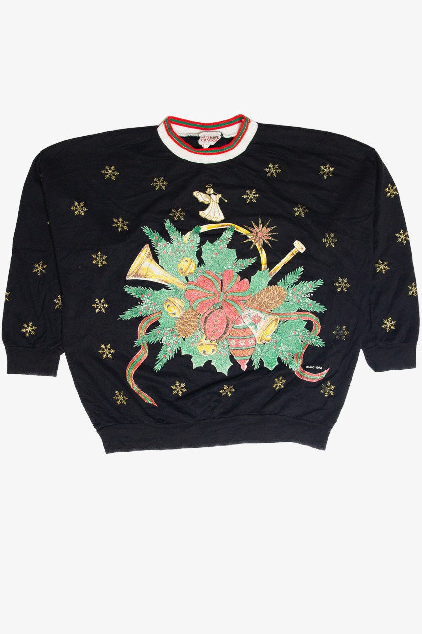 Vintage Black Holiday Sweatshirt 63054