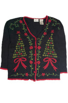 Vintage Black Ugly Christmas Cardigan 59988