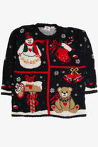 Vintage Black Ugly Christmas Sweater 59607