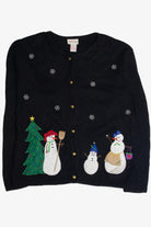 Vintage Black Ugly Christmas Cardigan 62328