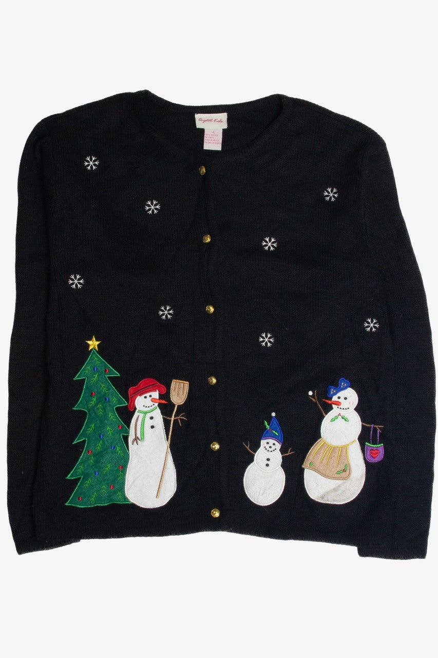 Vintage Black Ugly Christmas Cardigan 62328