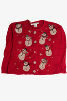 Vintage Red Ugly Christmas Cardigan 62452