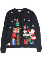 Vintage Black Ugly Christmas Cardigan 63369