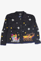 Vintage Black Ugly Christmas Cardigan 63283