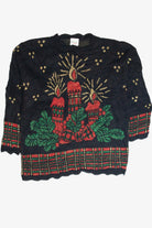 Vintage Black Ugly Christmas Pullover 63284