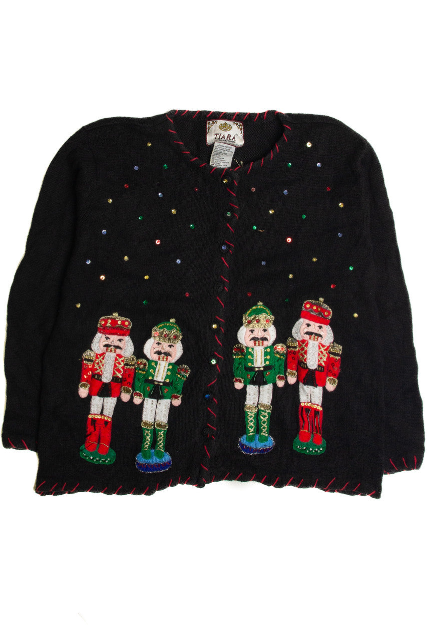 Vintage Black Ugly Christmas Cardigan 59636