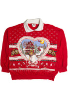 Vintage Red Christmas Sweatshirt 62545