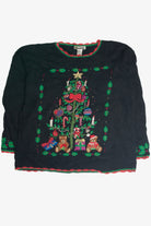 Vintage Black Ugly Christmas Sweater 59925