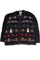 Vintage Black Ugly Christmas Cardigan 59817
