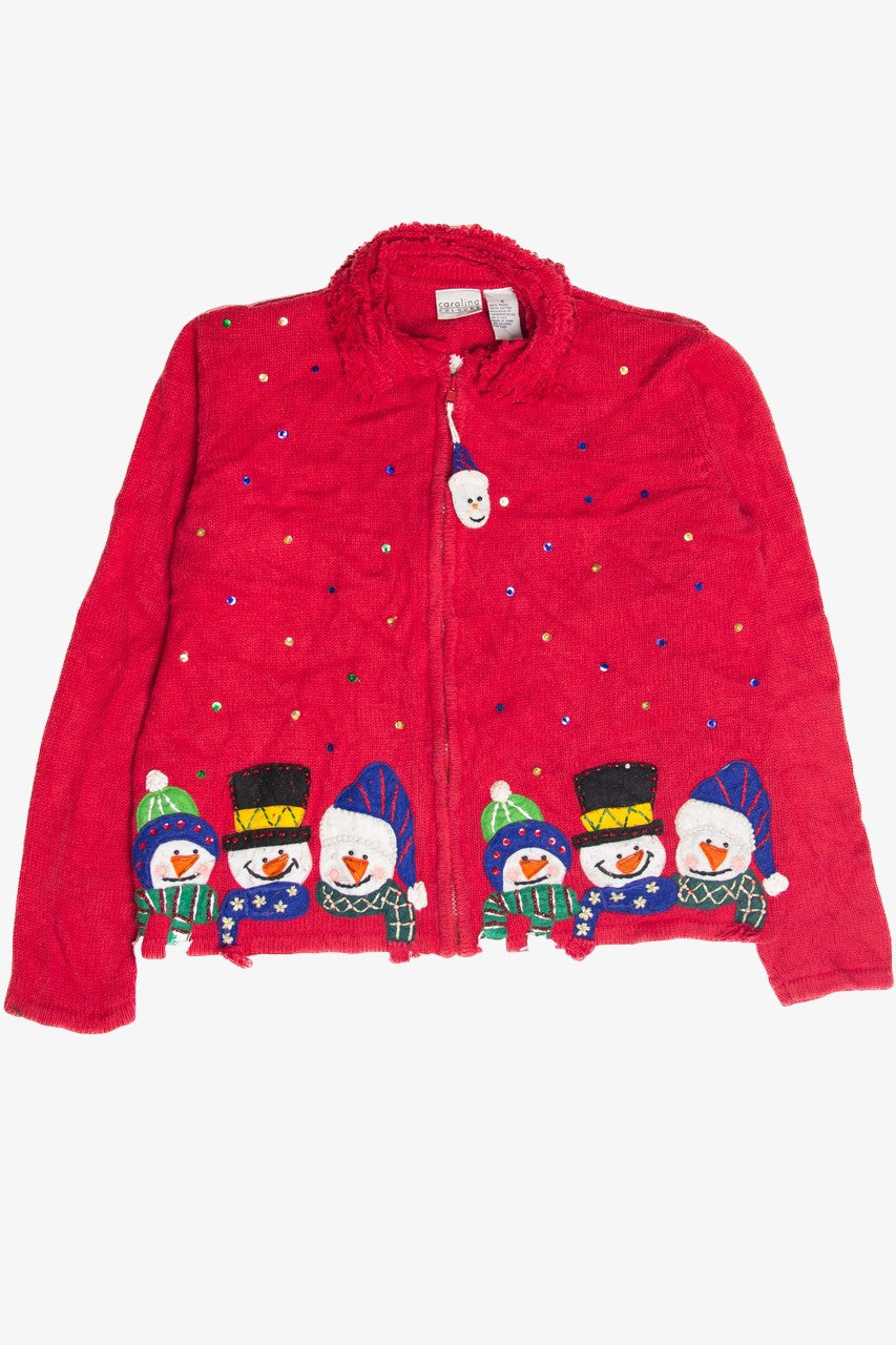 Vintage Red Ugly Christmas Cardigan 63174