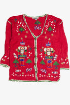 Vintage Red Ugly Christmas Cardigan 59885