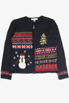 Vintage Black Ugly Christmas Cardigan 63168