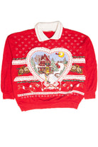 Vintage Red Holiday Sweatshirt 63058